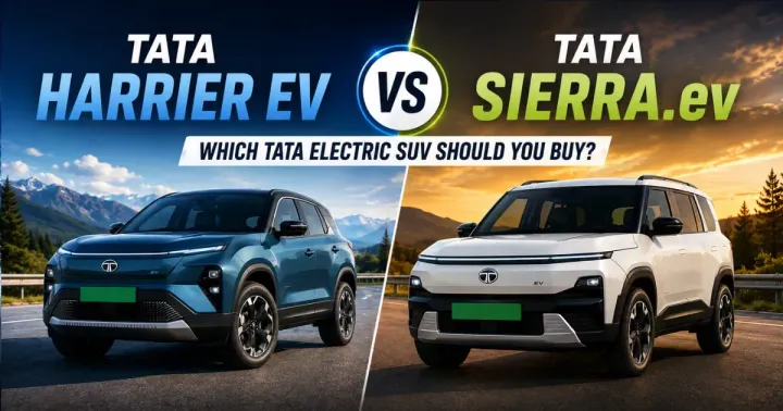 Tata Harrier EV vs Tata Sierra EV Guide: Discover Specifications, Technology, and Value